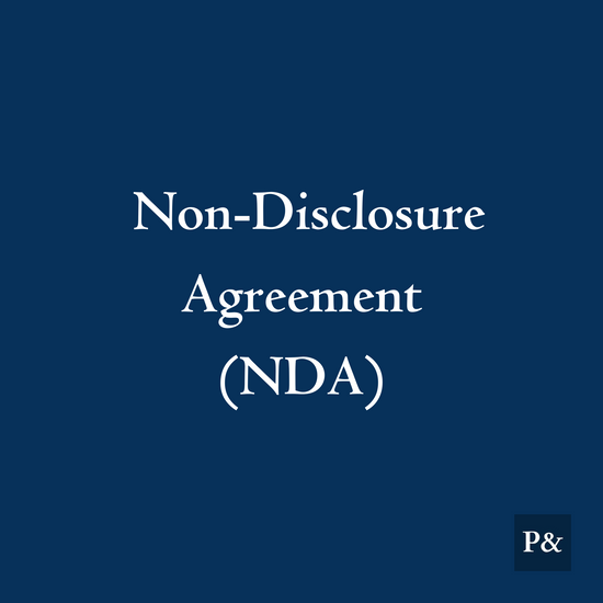 Non-Disclosure Agreement (NDA) For Investment