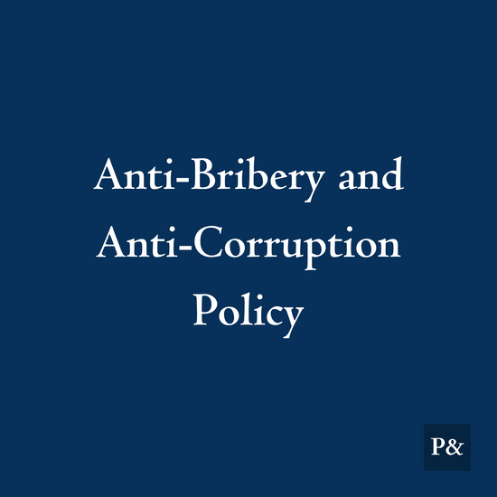 Anti-Bribery and Anti-Corruption Policy For Real Estate