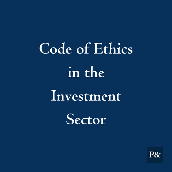 Code of Ethics in the Investment Sector