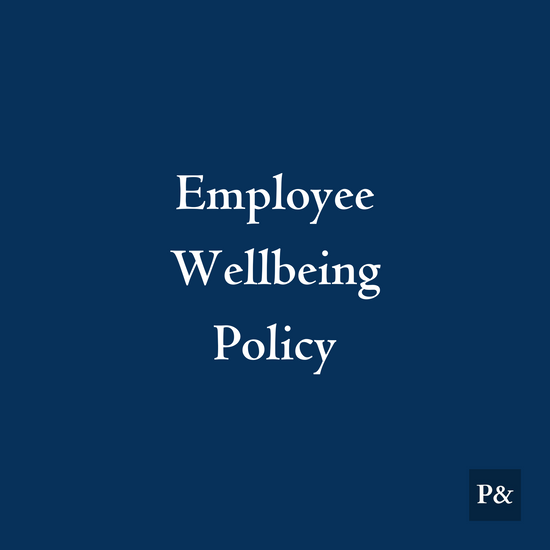 Employee Wellbeing Policy For Retail & FMCG